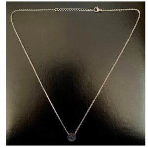 Silver Toned Tree of Life Necklace – Minimalist Pendant Chain Lightweight